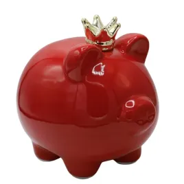 skarbonka-swinka-ewax-czerwona-ze-zlota-korona-14x12x15-cm
