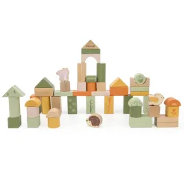 viga-polarb-drewniane-klocki-zielone-zestaw-zwierzatka-50-elementow