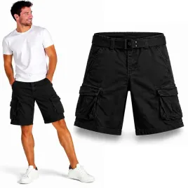 krotkie-spodenki-meskie-bojowki-zielone-na-lato-z-paskiem-wygodne-cp090-3xl