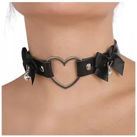 choker-naszyjnik-obroza-czarny-zamszowy-serce-kokardki-kitty-zmyslowy-19mm