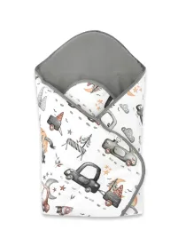 rozek-niemowlecy-usztywniany-kokos-samochodziki-brazowe