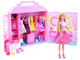 lalka-domek-szafa-z-ubrankami-torebki-buty