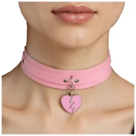 choker-naszyjnik-obroza-rozowa-serce-skorzana-kitty-punkowa-rockowa-40mm