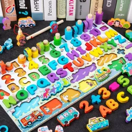 drewniane-rybki-cyfry-sorter-liczydlo-montessori