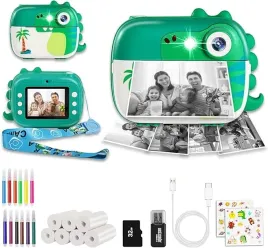 aparat-cyfrowy-fotograficzny-z-drukarka-dla-dzieci-zabawka-gry-zielony