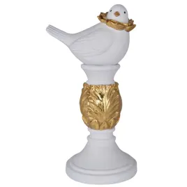 ptaszek-figurka-ptak-ceramiczny-bialy-zloty-l