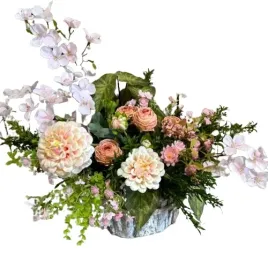 kompozycja-stroik-dekoracja-ozdobna-na-cmentarz-grob-kwiaty-sztuczne