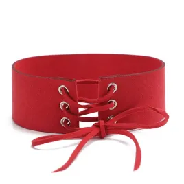 naszyjnik-choker-czerwony-zamsz-wiazany-szeroki