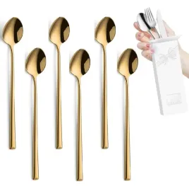 amefa-6-x-sztucce-zestaw-metropole-1170-dlugie-lyzeczki-kawy-latte-zlote