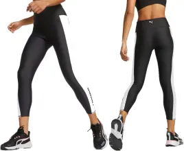 puma-legginsy-getry-damskie-cienkie-sportowe-termoaktywne-wysoki-stan-xs