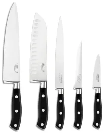 amefa-5-noze-kuchenne-sabatier-trompette-vulcano-szefa-flexi-santoku-zestaw