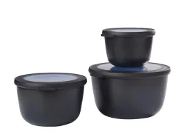 mepal-zestaw-misek-3-szt-cirqula-black-35-l