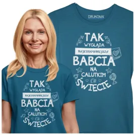 koszulka-najcudowniejsza-babcia-na-swiecie-upominek-na-dzien-babci