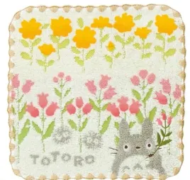 my-neighbor-totoro-totoro-sauvages-flowers-mini-recznik-25x25cm
