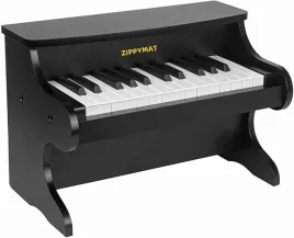 klawiatura-fortepianowa-dla-dzieci-drewnainy-instrument-25-klawiszy-czarna