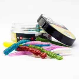 great-fish-gf2-leech-multicolorii-no-scent-60mm-1-8g-24szt