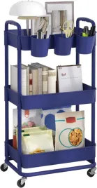 szafka-typu-wozek-3-poziomowy-dodatkowe-wiszace-kubki-do-biura-niebieski