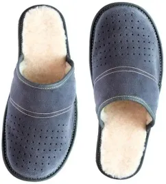 cieple-pantofle-kapcie-meskie-welniane-zimowe-wygodne-skora-naturalna