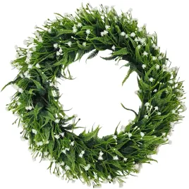 wianek-zielony-gipsowka-paprotka-45cm-ds1049-liscie-paprotki-gipsowki