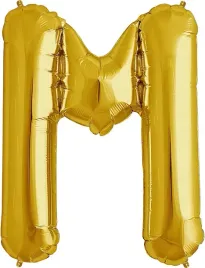 balon-foliowy-litera-m-gold-40