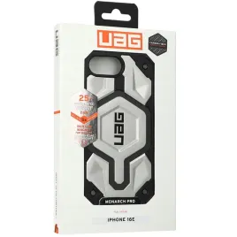 plecki-urban-armor-gear-monarch-pro-do-apple-iphone-16e-srebrne