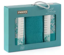 zwoltex-komplet-scierek-kuchennych-jarzebina-turkus-3szt