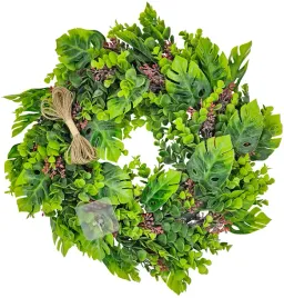 wianek-bukszpanowy-zielony-47cm-ds1091-red-liscie-monstery-bukszpan