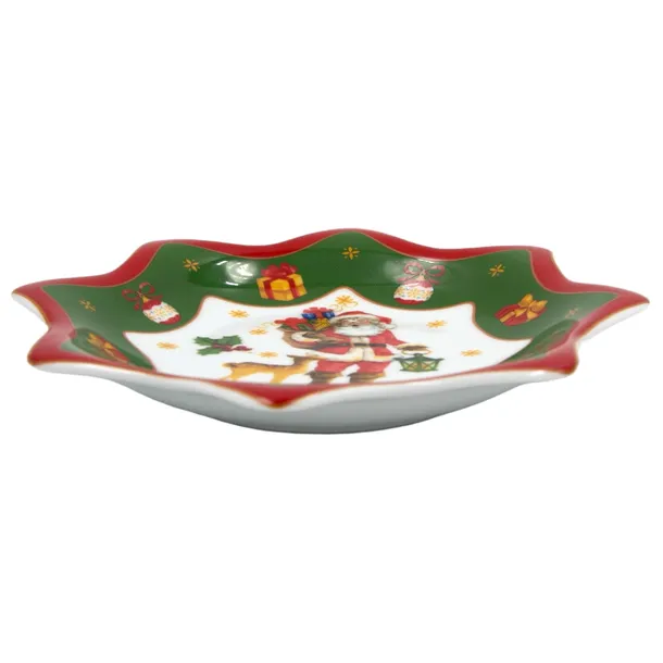 bogucice-cicha-noc-patera-gwiazda-20-cm-zielony-wzor-swiateczny-srednica-20-cm