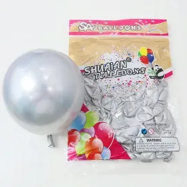 balony-glossy-srebrny-12-50-szt
