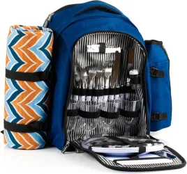 plecak-piknikowy-termiczny-dla-4-osob-zestaw-naczyn-z-kocem