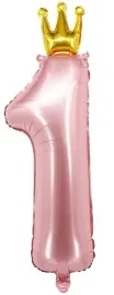 balon-foliowy-cyfra-1-z-korona-rozowa-90-cm