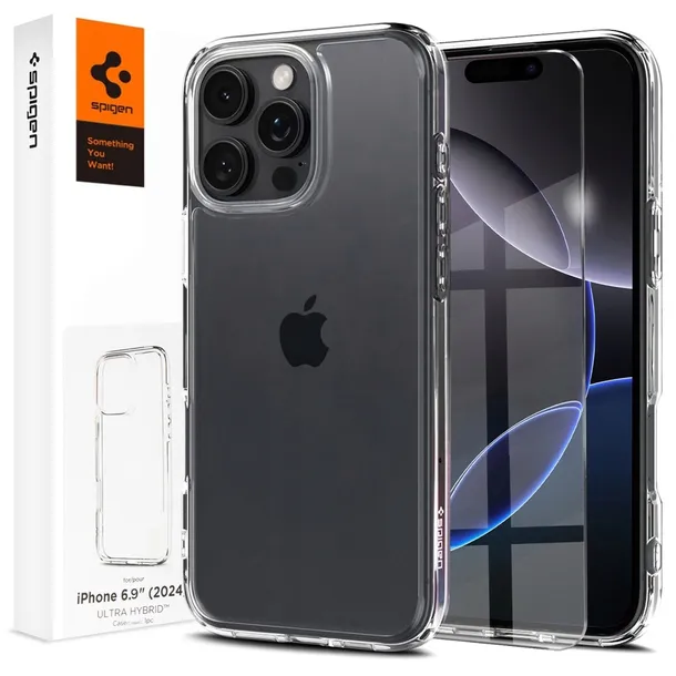 plecki-spigen-do-apple-iphone-16-pro-max-bezbarwny-kolekcja-ultra-hybrid