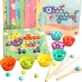 drewniana-ukladanka-montessori-kidino-wielokolorowa-3-lata