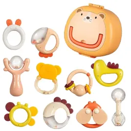 grzechotki-gryzaki-dla-niemowlat-w-pudelku-mis-10-szt