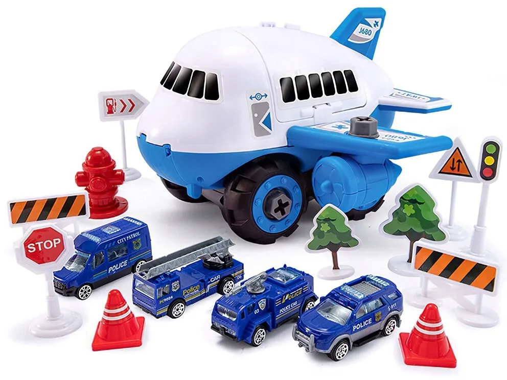 samolot-do-rozkrecania-skrecania-transporter-zestaw-4-auta-policja-prezent-bohater-brak