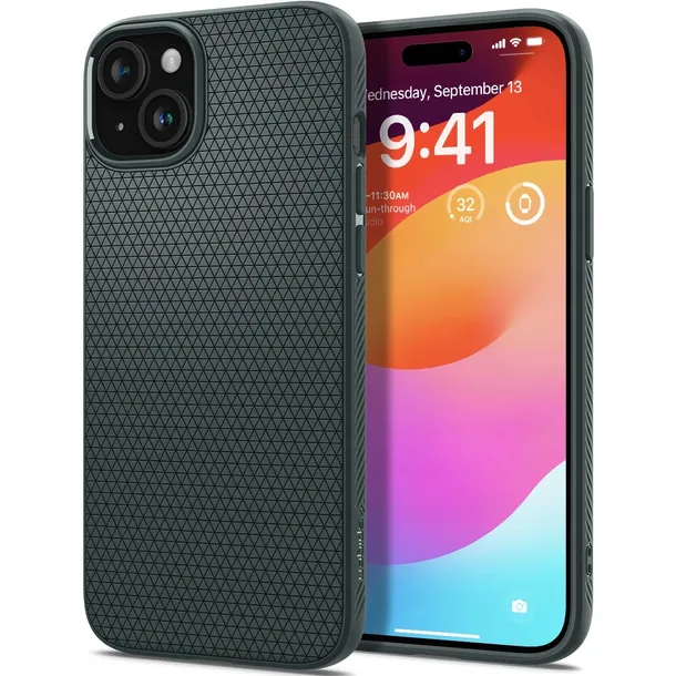plecki-spigen-do-apple-iphone-15-zielony-kolekcja-liquid-air