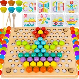drewniana-ukladanka-edukacyjna-kulki-mozaika-sorter-koraliki-montessori