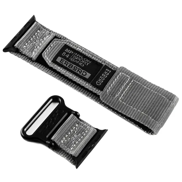 pasek-erbord-do-apple-szary-material-tkanina