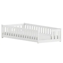 pojedyncze-niskie-lozko-podlogowe-drewniane-zoya-90x190-biale-z-barierkami