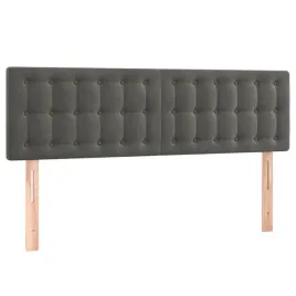 zaglowki-do-lozka-2-szt-ciemnoszare-72x5x78-88-cm-aksamit