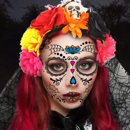 opaska-na-wlosy-halloween-hallowenowa-welon-tatuaze-hallowenowe-6-sztuk