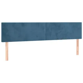 zaglowki-2-szt-ciemnoniebieskie-100x5x78-88-cm-aksamit