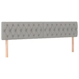 zaglowki-do-lozka-2-szt-jasnoszary-100x7x78-88-cm-tkanina