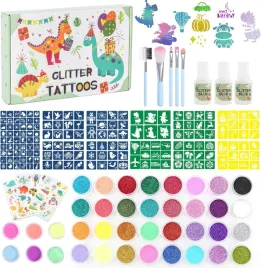 tatuaze-brokatowe-dla-dzieci-zestaw-164-szablonow-32-kolorow-prezent