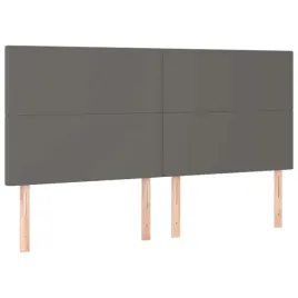 zaglowki-do-lozka-4-szt-szary-90x5x78-88-cm-sztuczna-skora