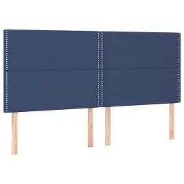 zaglowki-do-lozka-4-szt-niebieskie-100x5x78-88-cm-tkanina