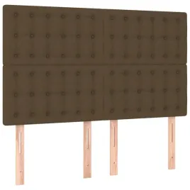 zaglowki-do-lozka-4-szt-ciemnobrazowe-72x5x78-88-cm-tkanina