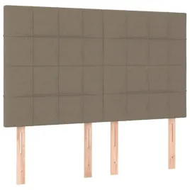 zaglowki-do-lozka-4-szt-taupe-72x5x78-88-cm-tkanina