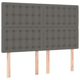 zaglowki-do-lozka-4-szt-szare-72x5x78-88-cm-sztuczna-skora
