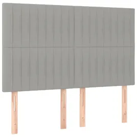 zaglowki-do-lozka-4-szt-jasnoszare-72x5x78-88-cm-tkanina